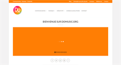 Desktop Screenshot of domusic.org