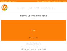 Tablet Screenshot of domusic.org